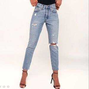 Levi’s Premium 501 Skinny Women’s Light Wash 27x28 Distressed